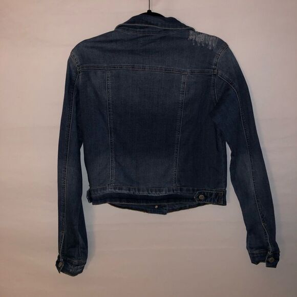 Women's Altar'd State Distressed Denim Jacket - Picture 11 of 11